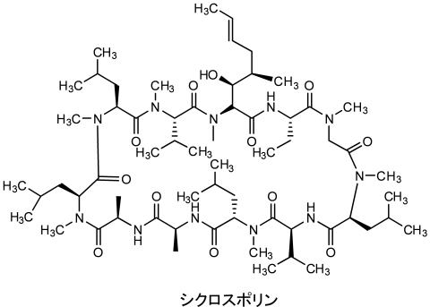 ２２ シクロスポリンとタクロリムス